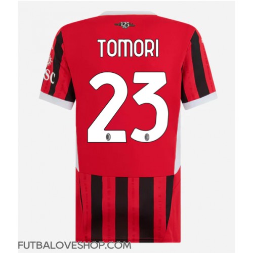 Dres AC Milan Fikayo Tomori #23 Domáci pre Ženy 2024-25 Krátky Rukáv